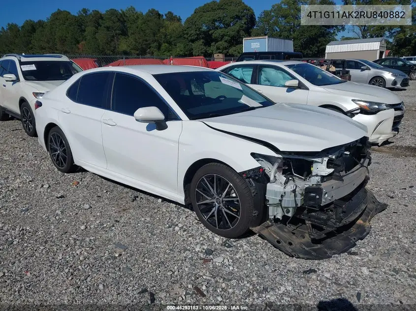 TOYOTA CAMRY 2024, VIN 4T1G11AK2RU840882