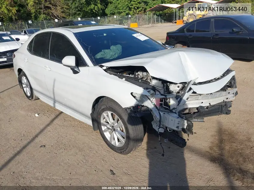 TOYOTA CAMRY 2024, VIN 4T1K31AK1RU063440