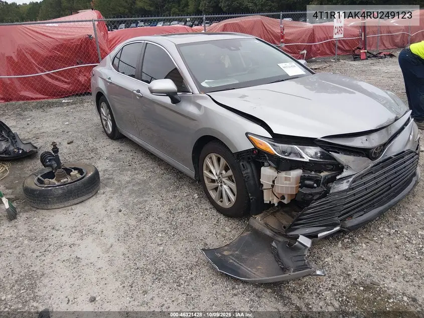 TOYOTA CAMRY 2024, VIN 4T1R11AK4RU249123