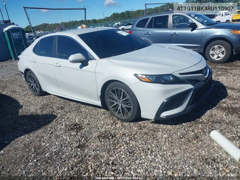 TOYOTA CAMRY 2024, VIN 4T1G11BK4RU110907