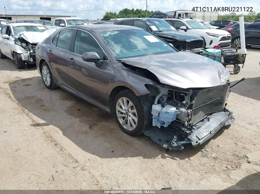 TOYOTA CAMRY 2024, VIN 4T1C11AK8RU221122