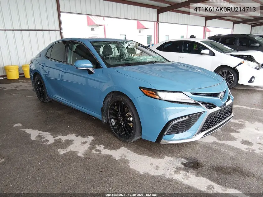 TOYOTA CAMRY 2024, VIN 4T1K61AK0RU214713