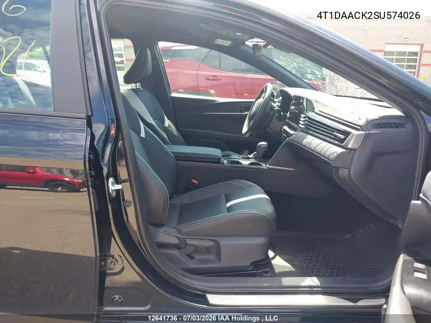 2025 TOYOTA CAMRY VIN 4T1DAACK2SU574026 — фото 5