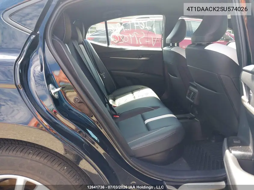 2025 TOYOTA CAMRY VIN 4T1DAACK2SU574026 — фото 8