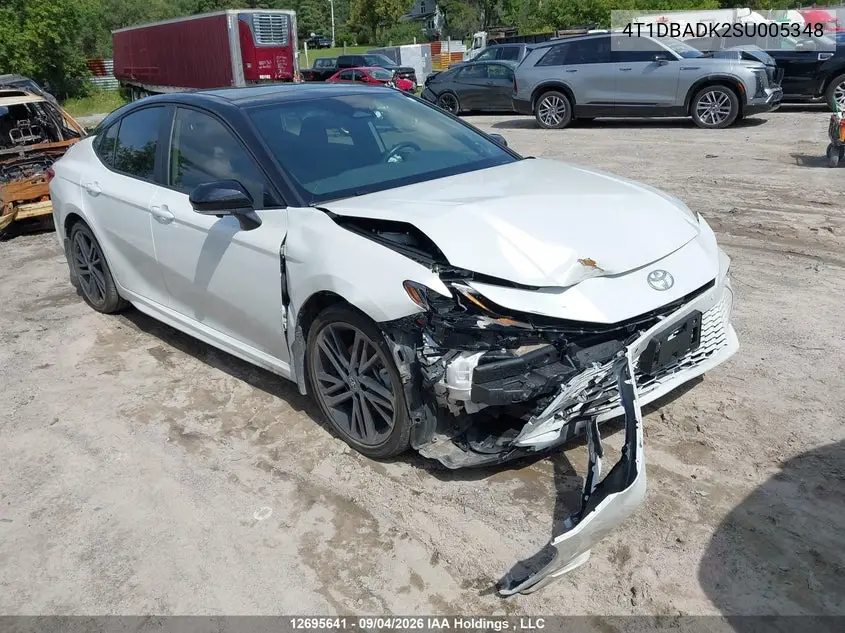 TOYOTA CAMRY 2025, VIN 4T1DBADK2SU005348
