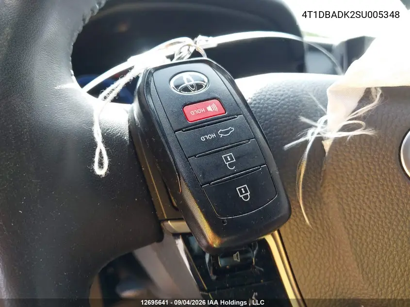 2025 TOYOTA CAMRY VIN 4T1DBADK2SU005348 — фото 11