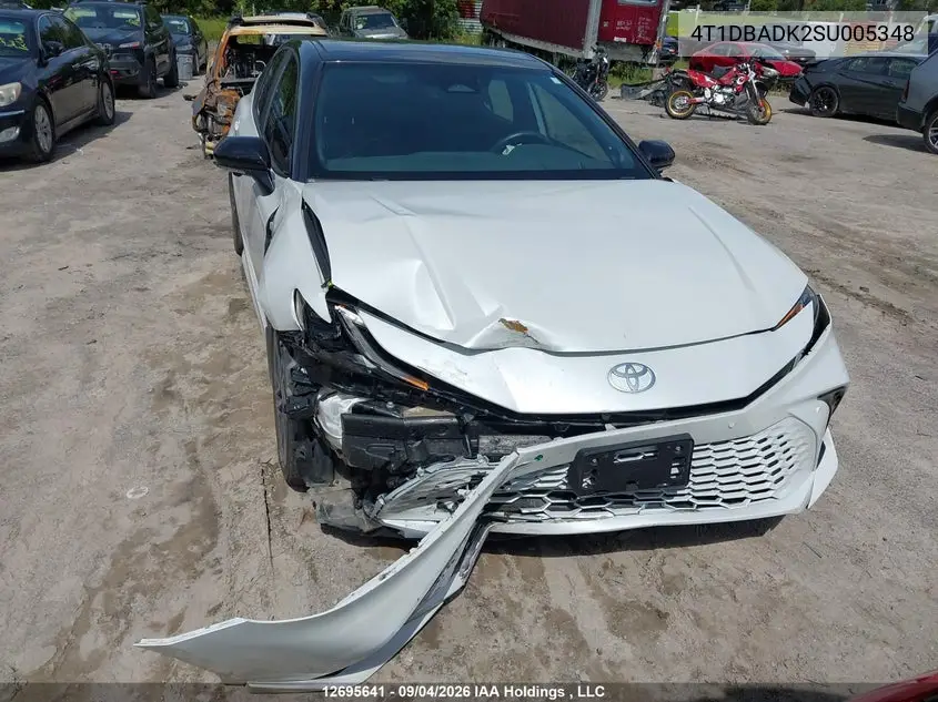 2025 TOYOTA CAMRY VIN 4T1DBADK2SU005348 — фото 12