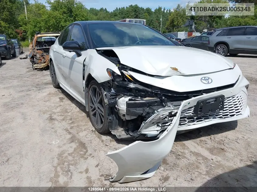2025 TOYOTA CAMRY VIN 4T1DBADK2SU005348 — фото 6