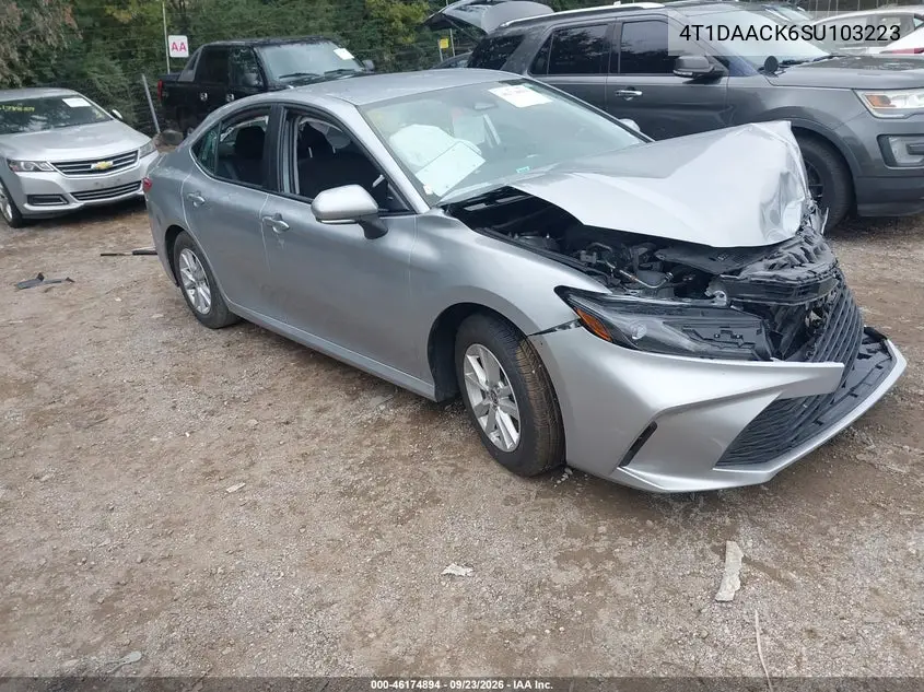 TOYOTA CAMRY 2025, VIN 4T1DAACK6SU103223