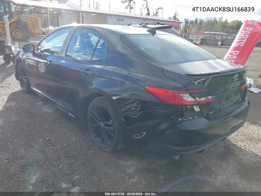 2025 TOYOTA CAMRY VIN 4T1DAACK8SU166839 — фото 3