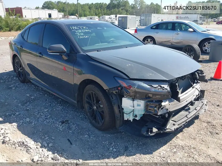 TOYOTA CAMRY 2025, VIN 4T1DAACK2SU183670