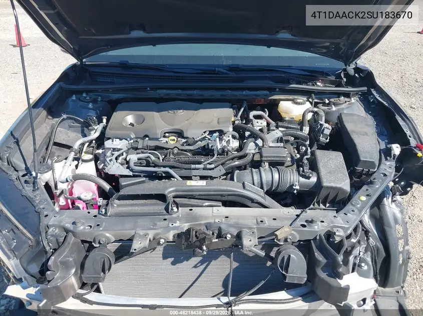 2025 TOYOTA CAMRY VIN 4T1DAACK2SU183670 — фото 10