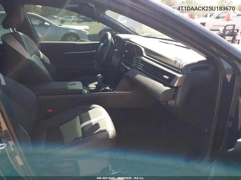 2025 TOYOTA CAMRY VIN 4T1DAACK2SU183670 — фото 5