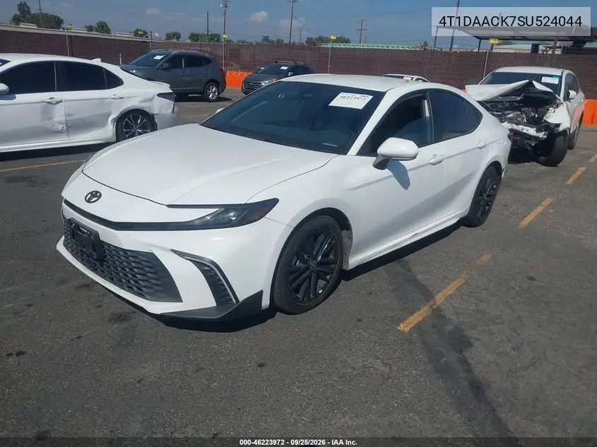 2025 TOYOTA CAMRY VIN 4T1DAACK7SU524044 — фото 2
