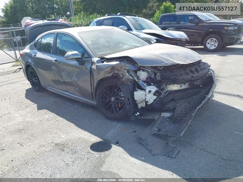 TOYOTA CAMRY 2025, VIN 4T1DAACK0SU557127