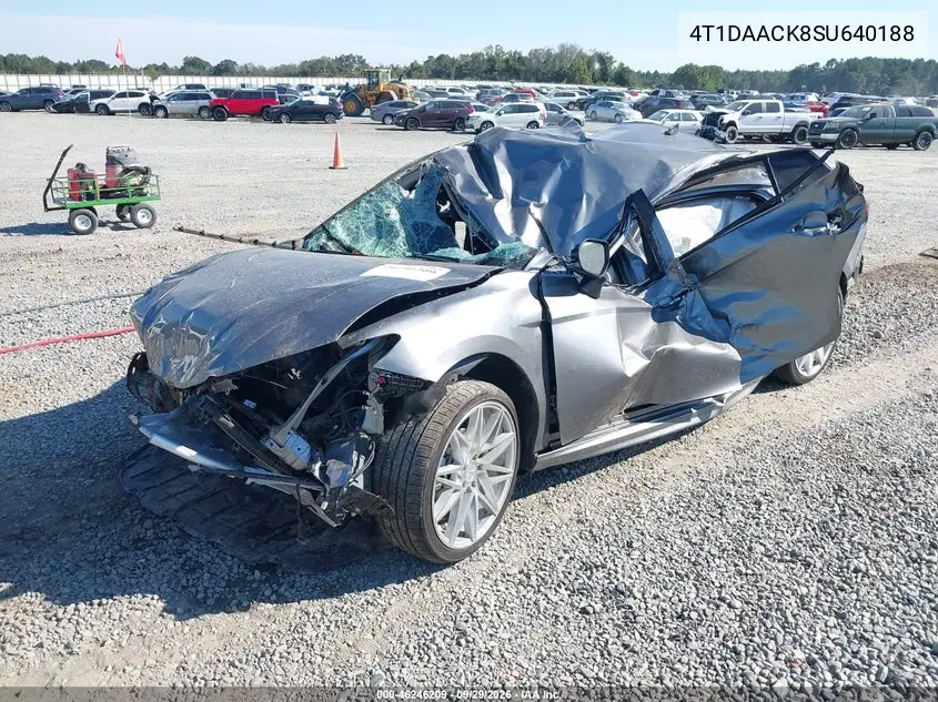 2025 TOYOTA CAMRY VIN 4T1DAACK8SU640188 — фото 2