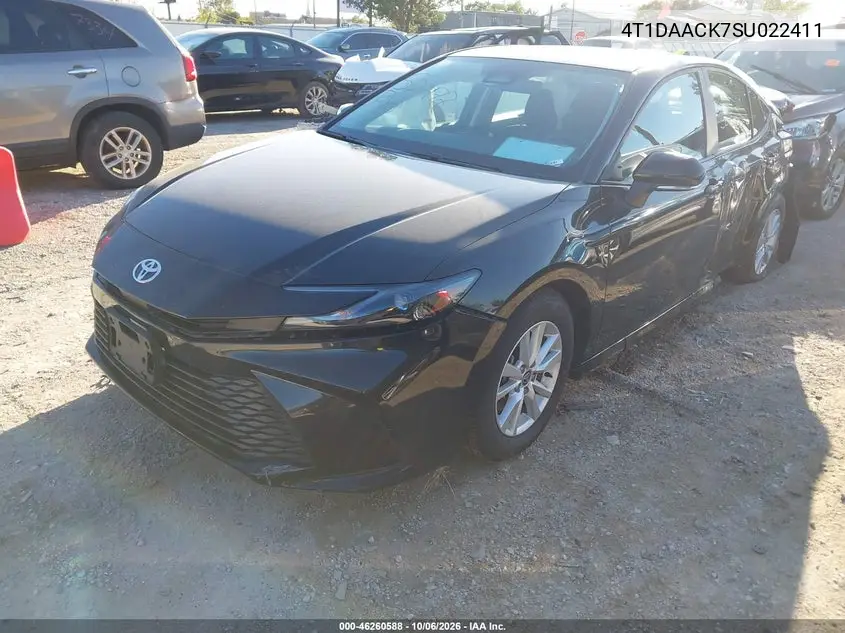 2025 TOYOTA CAMRY VIN 4T1DAACK7SU022411 — фото 2