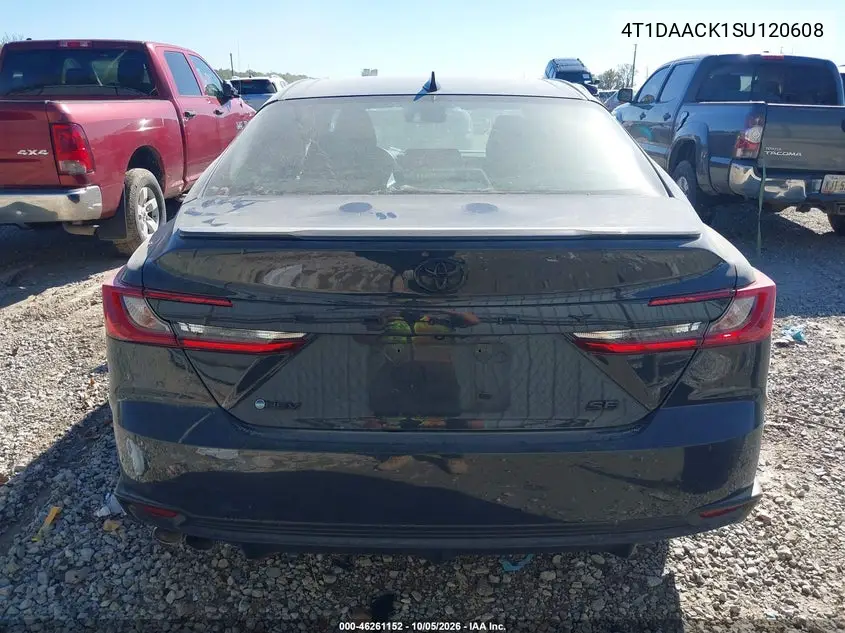 2025 TOYOTA CAMRY VIN 4T1DAACK1SU120608 — фото 17