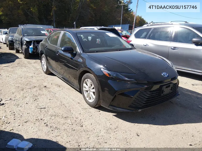 TOYOTA CAMRY 2025, VIN 4T1DAACK0SU157746