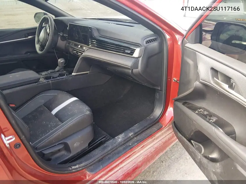 2025 TOYOTA CAMRY VIN 4T1DAACK2SU117166 — фото 5