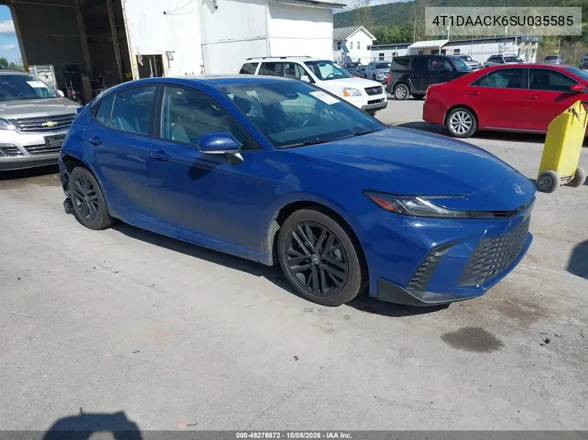 TOYOTA CAMRY 2025, VIN 4T1DAACK6SU035585