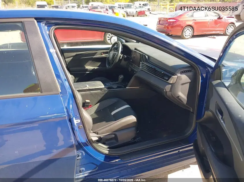2025 TOYOTA CAMRY VIN 4T1DAACK6SU035585 — фото 5