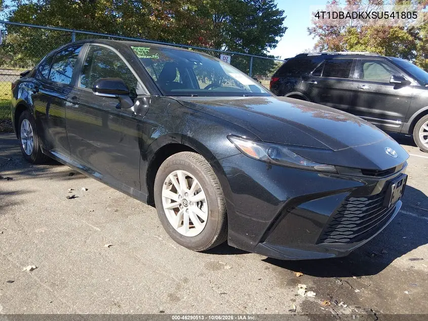 TOYOTA CAMRY 2025, VIN 4T1DBADKXSU541805
