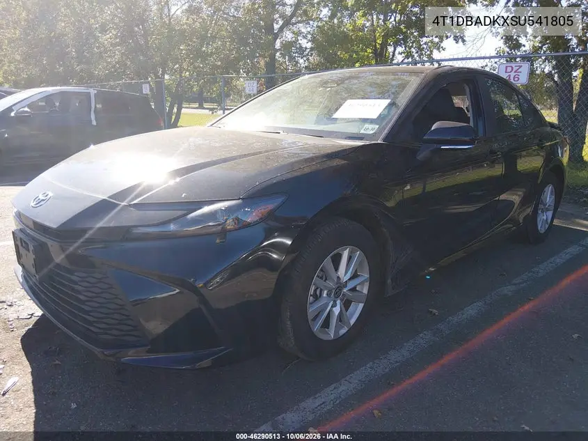 2025 TOYOTA CAMRY VIN 4T1DBADKXSU541805 — фото 2