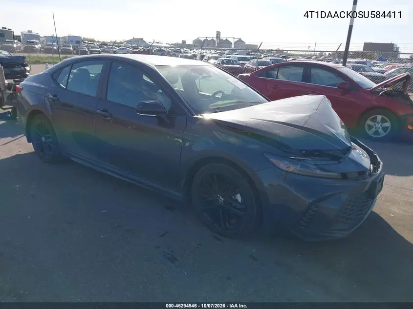 TOYOTA CAMRY 2025, VIN 4T1DAACK0SU584411