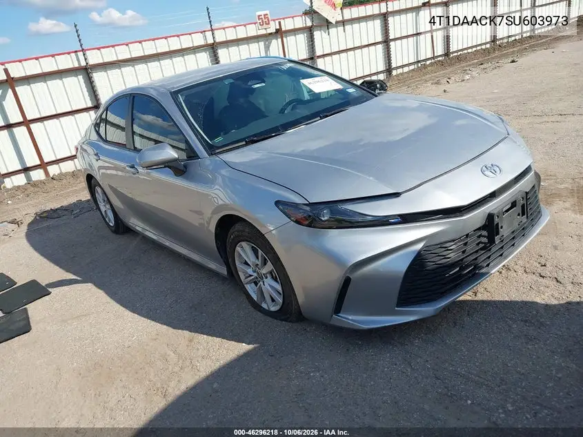 TOYOTA CAMRY 2025, VIN 4T1DAACK7SU603973
