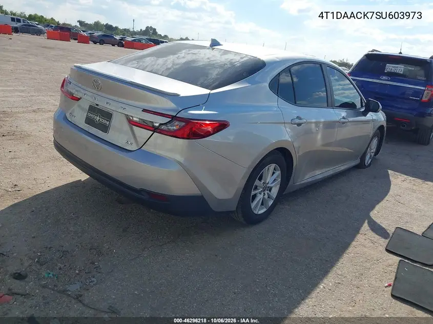 2025 TOYOTA CAMRY VIN 4T1DAACK7SU603973 — фото 4