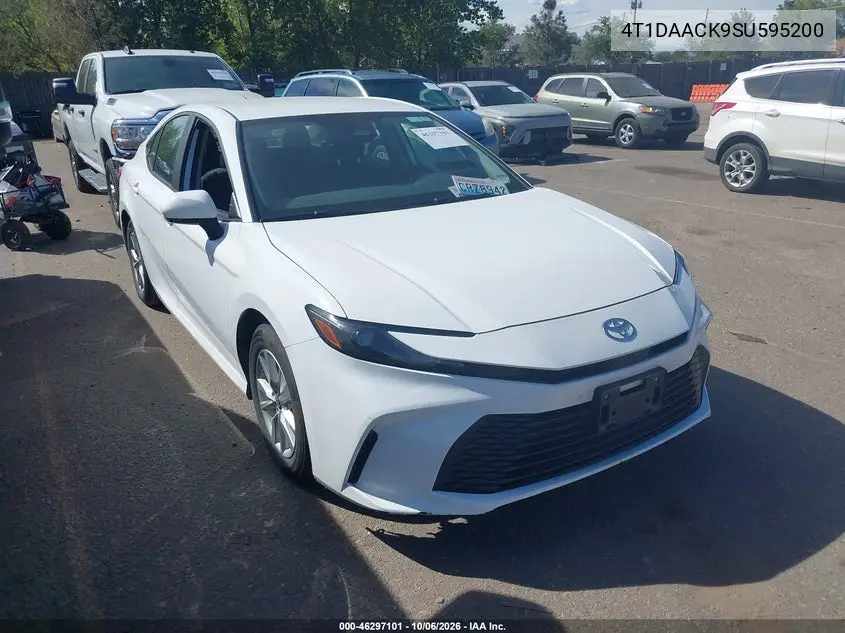 TOYOTA CAMRY 2025, VIN 4T1DAACK9SU595200