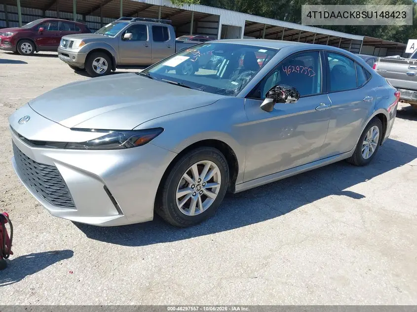 2025 TOYOTA CAMRY VIN 4T1DAACK8SU148423 — фото 3