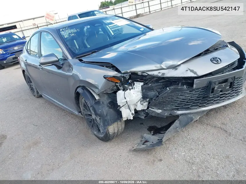 TOYOTA CAMRY 2025, VIN 4T1DAACK8SU542147