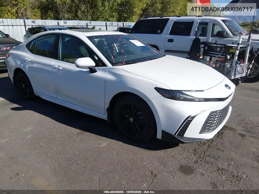 TOYOTA CAMRY 2025, VIN 4T1DBADK8SU036717