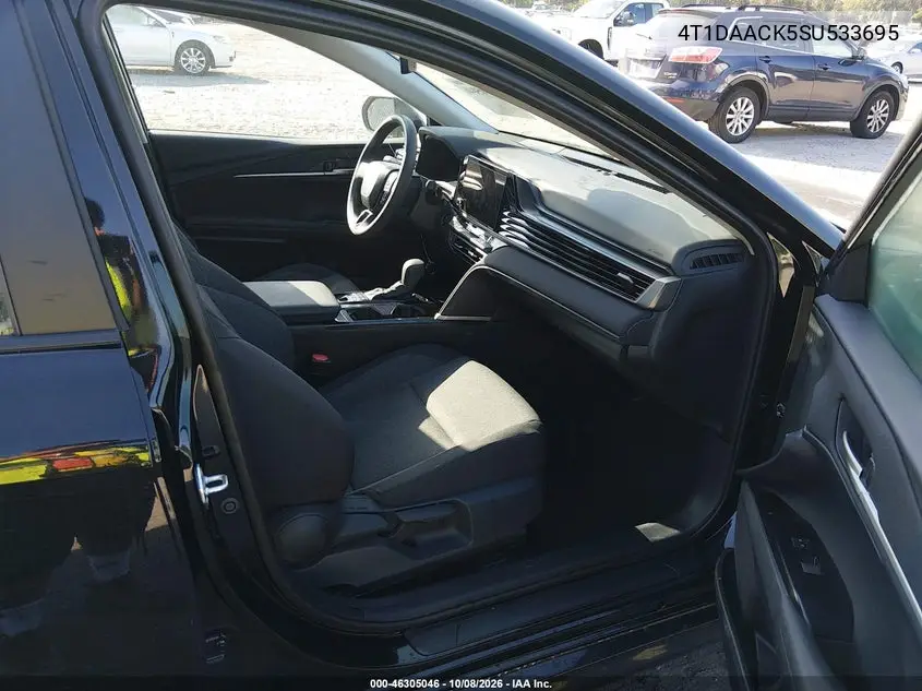 2025 TOYOTA CAMRY VIN 4T1DAACK5SU533695 — фото 5