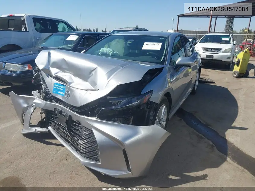 2025 TOYOTA CAMRY VIN 4T1DAACK2SU547084 — фото 2