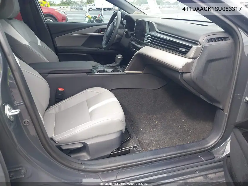 2025 TOYOTA CAMRY VIN 4T1DAACK1SU083317 — фото 5