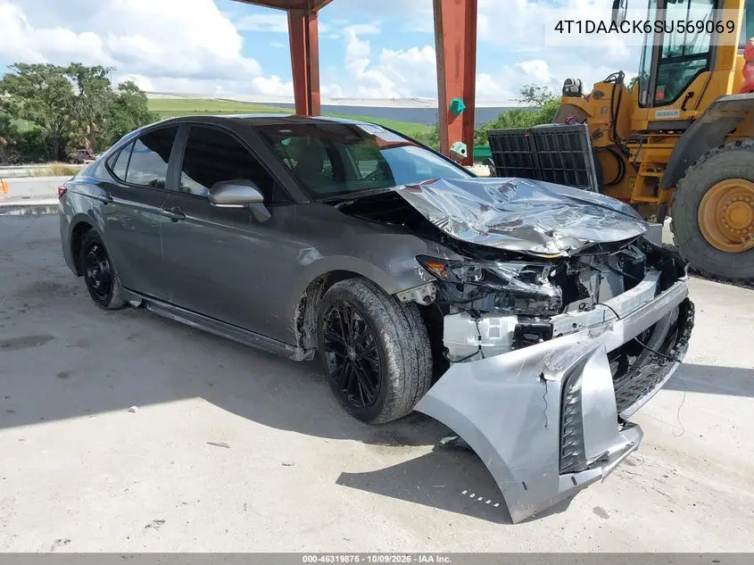 TOYOTA CAMRY 2025, VIN 4T1DAACK6SU569069