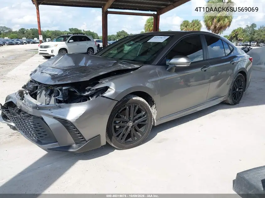 2025 TOYOTA CAMRY VIN 4T1DAACK6SU569069 — фото 2