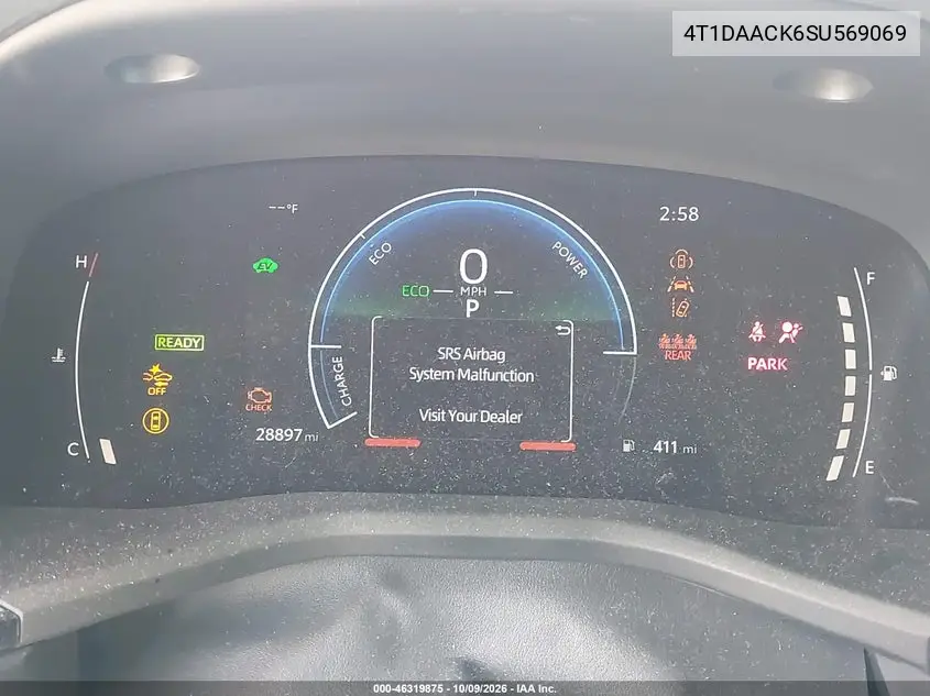 2025 TOYOTA CAMRY VIN 4T1DAACK6SU569069 — фото 7