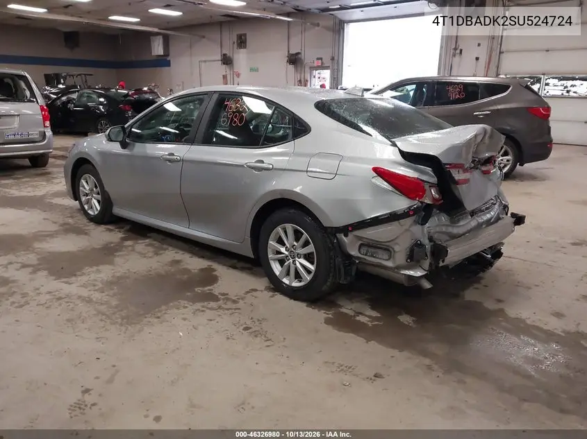 2025 TOYOTA CAMRY VIN 4T1DBADK2SU524724 — фото 3