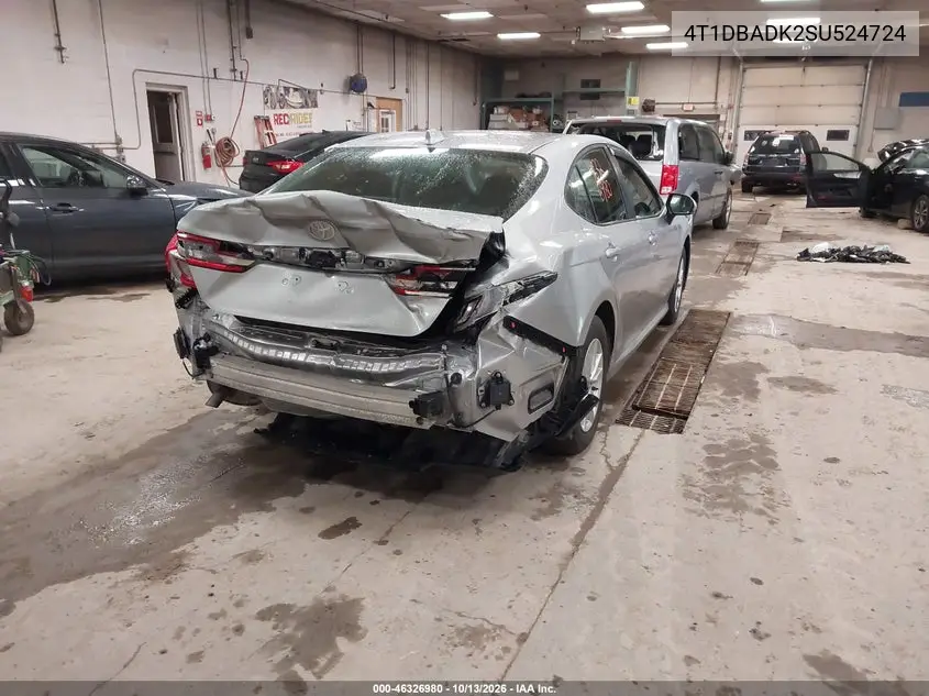 2025 TOYOTA CAMRY VIN 4T1DBADK2SU524724 — фото 4