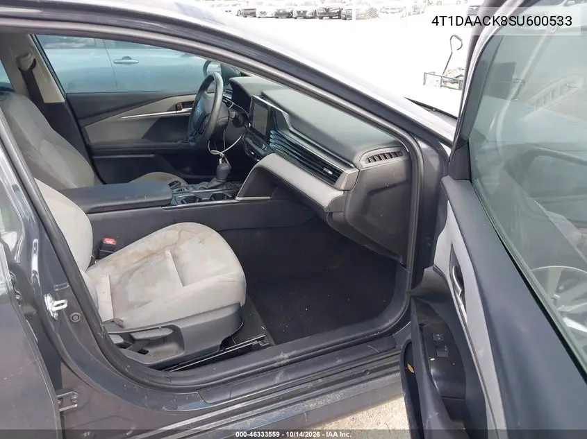 2025 TOYOTA CAMRY VIN 4T1DAACK8SU600533 — фото 5