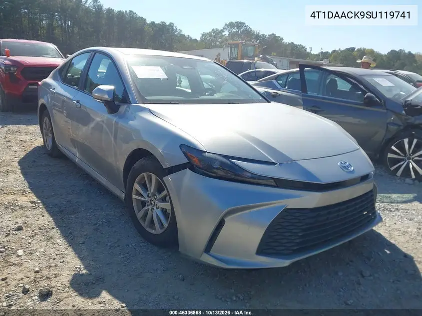 TOYOTA CAMRY 2025, VIN 4T1DAACK9SU119741