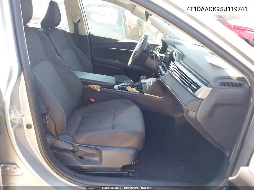 2025 TOYOTA CAMRY VIN 4T1DAACK9SU119741 — фото 5