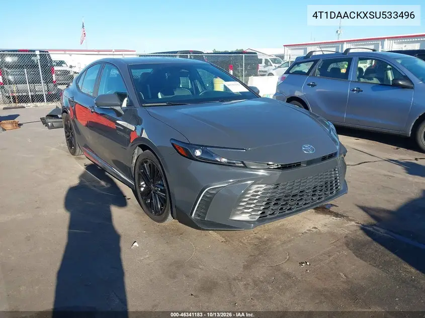 TOYOTA CAMRY 2025, VIN 4T1DAACKXSU533496