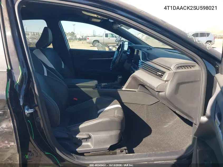 2025 TOYOTA CAMRY VIN 4T1DAACK2SU598021 — фото 5