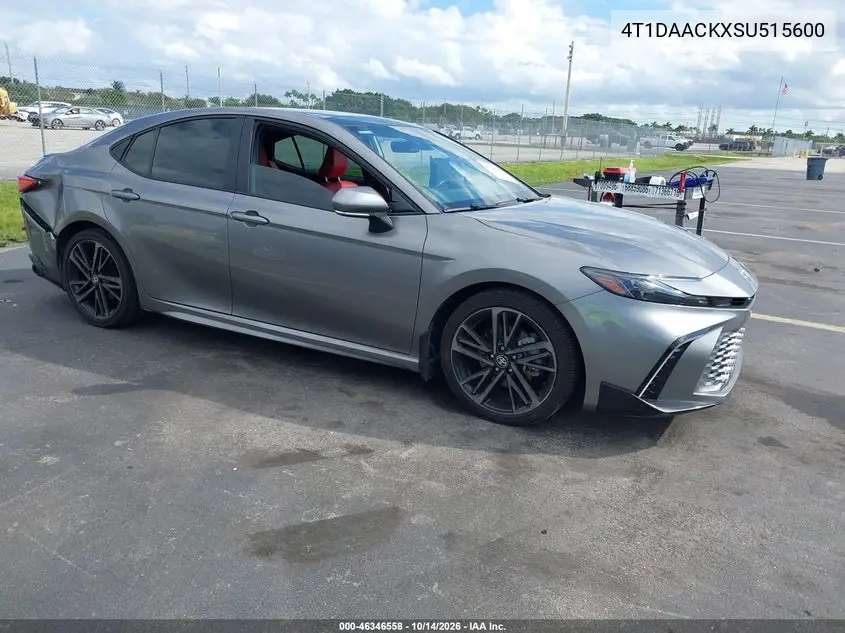 TOYOTA CAMRY 2025, VIN 4T1DAACKXSU515600