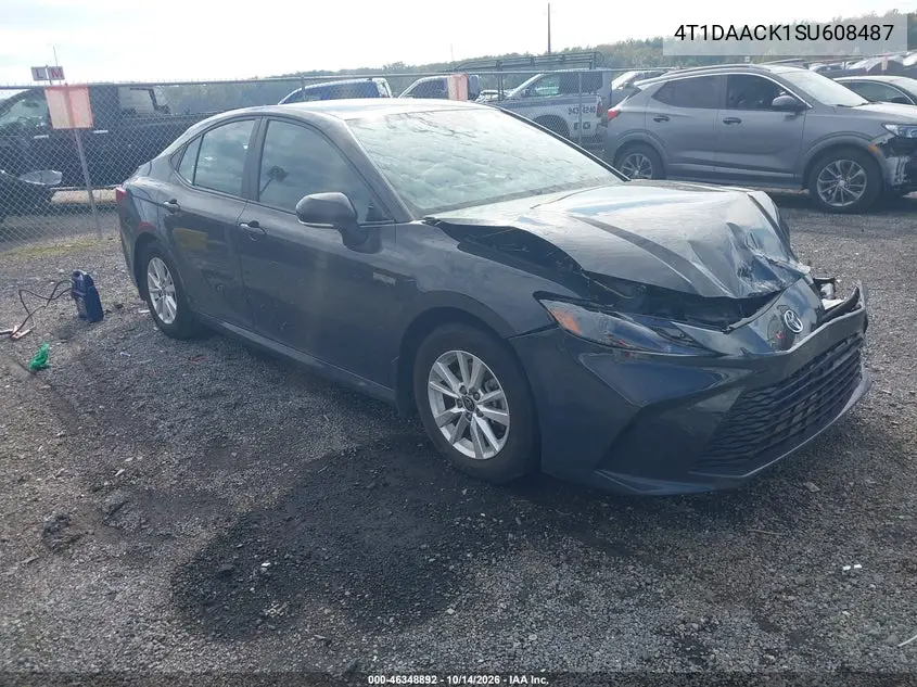 TOYOTA CAMRY 2025, VIN 4T1DAACK1SU608487